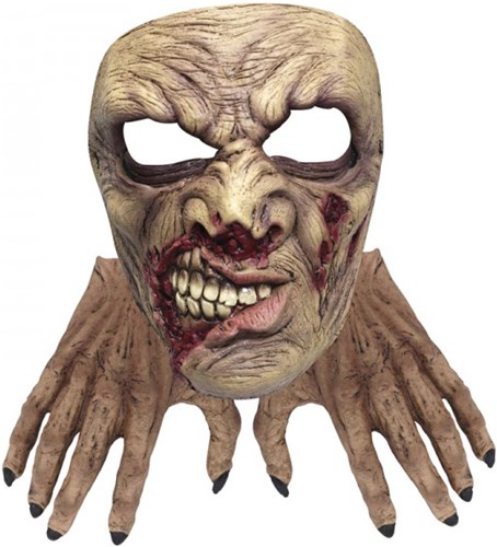 Zombie Set - Handen en Masker (latex)