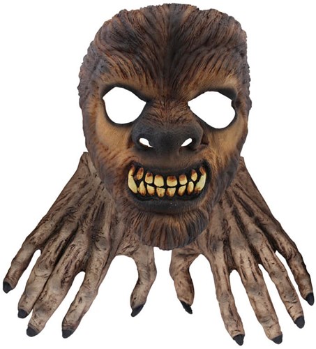 Latex Weerwolf Set - Masker en Handen