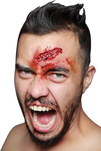  Latex Professionele Wond FX - Head Butting