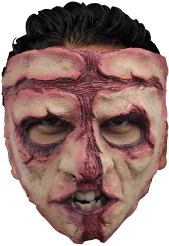 Latex Horror Masker Crossface (Gezichtsmasker)