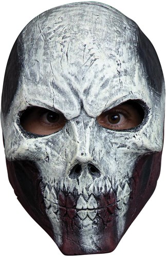 Luxe Latex Skull Masker - Blacklight (GID)