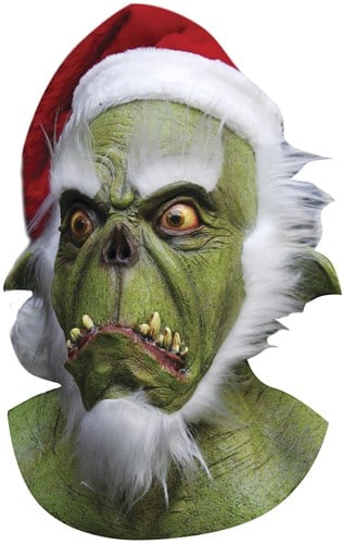Masker Grinch Latex Luxe