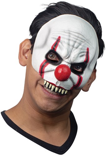 Latex Killer Clown Halfmasker