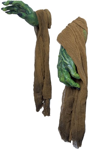 Deco Heksen Handen Halloween met Zuignap - 2st