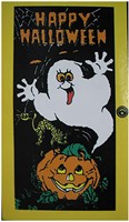 Deurdecoratie Happy Halloween