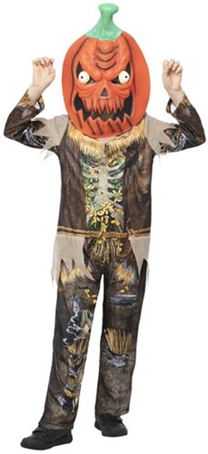 Kostuum Halloween Zombie Pompoen Kind