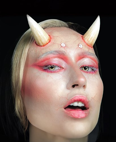 Professionele FX Latex Wond - Large Devil Horns