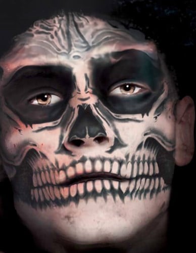 FX Face Tattoo - Skull Face
