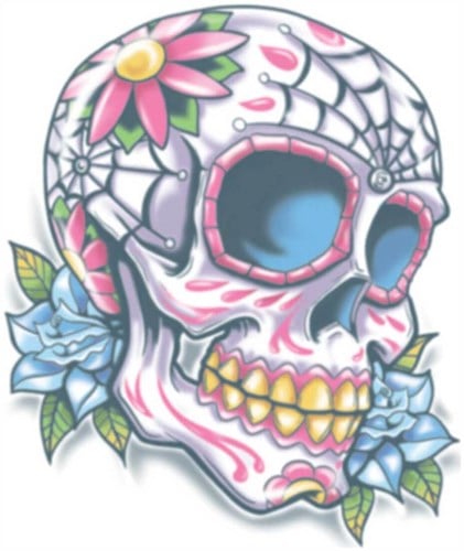 Day of the Dead Calaveras Tatoeage
