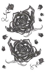 Tatoeage Zwarte Rozen