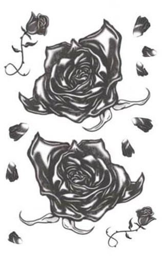 Tatoeage Zwarte Rozen