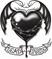 Dead Inside Tattoo (Goth Tattoo)