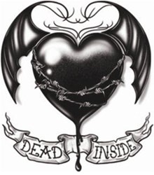 Dead Inside Tattoo (Goth Tattoo)