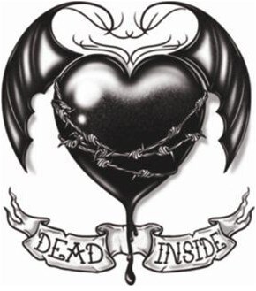Dead Inside Tattoo (Goth Tattoo)