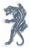 Zwarte Panter Tattoo