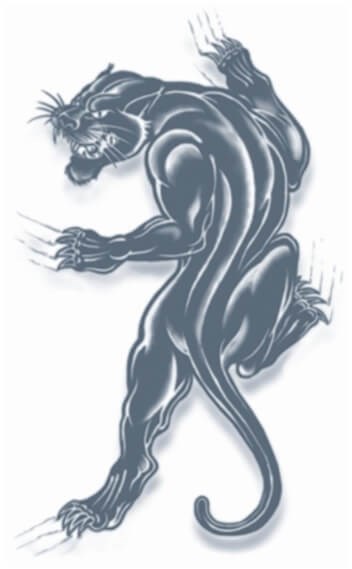 Zwarte Panter Tattoo