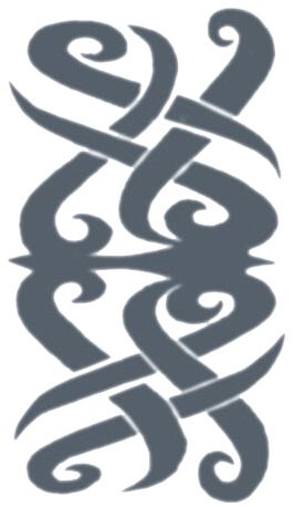 Tatoeage Borneo (Tribal)