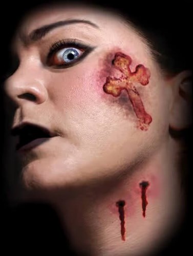 Wond Tatoeage - Bijtwonden (Vampier)