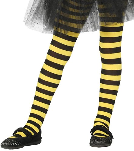 Gele en Zwarte Gestreepte Kinderpanty