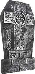 Grafsteen Kruis met Doodshoofd RIP (50x27cm)