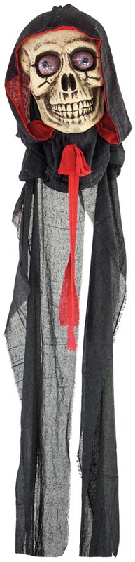 Hangdeco Halloween Skull met Licht en Geluid (233cm)
