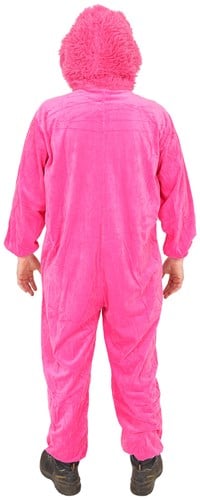 Pink Monster Onesie (achterkant)
