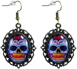 Catrina Day of the Dead Oorbellen
