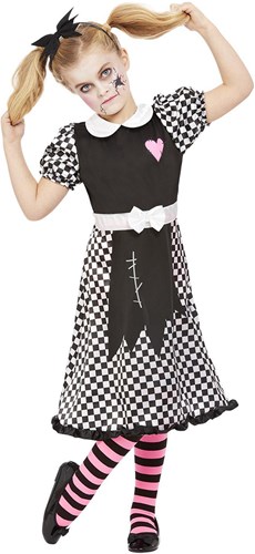 Halloweenkostuum Gebroken Pop voor meisjes (2)