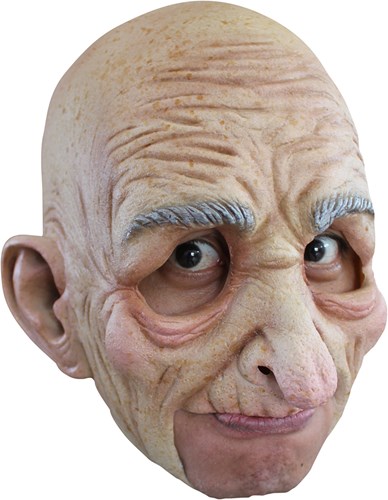 Masker Oude Man / Abraham Latex (Kinloos)