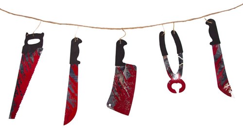 Slinger Bloederig Gereedschap Halloween (1,8m)