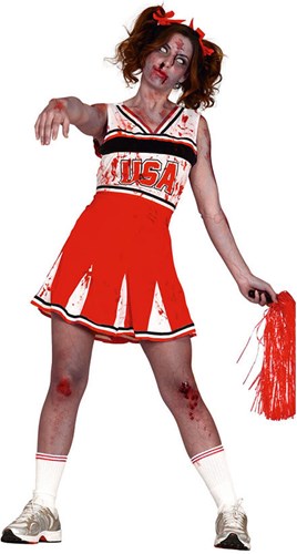 Dameskostuum Cheerleader Zombie