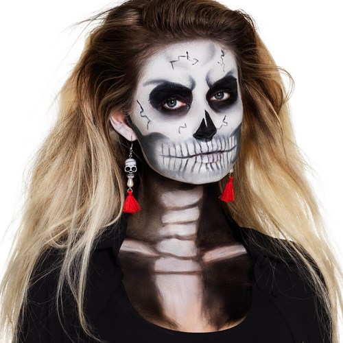 Doodshoofd Oorbellen (set)