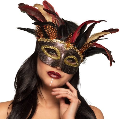 Venetiaans Oogmasker Voodoo Marasa Luxe