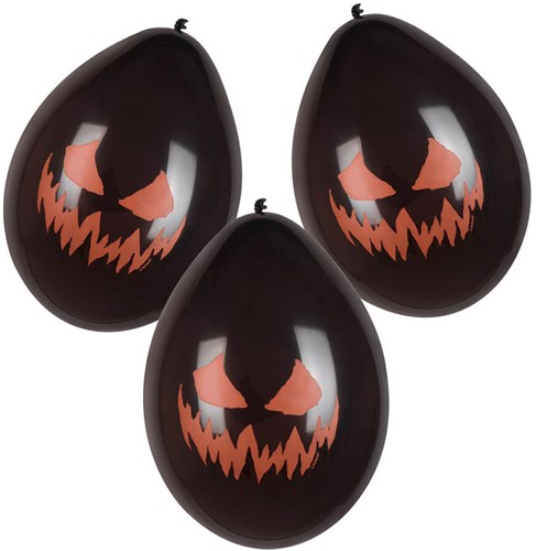 Creepy Pumpkin Ballonnen (6st)