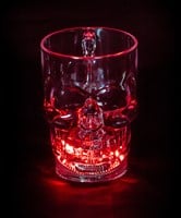 Halloween Beker Skull met Licht (400ml) (voorbeeld 1)