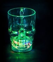 Halloween Beker Skull met Licht (400ml) (voorbeeld 2)