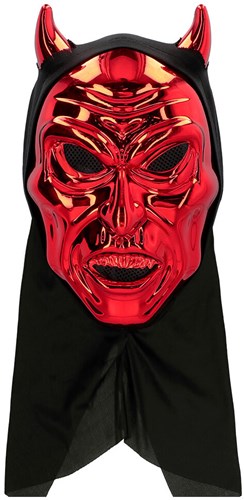 Masker Halloween Duivel Met Kap