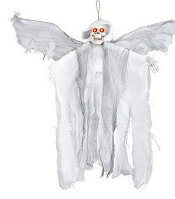 Halloween Flying Demon Hangdeco met Beweging - 52cm