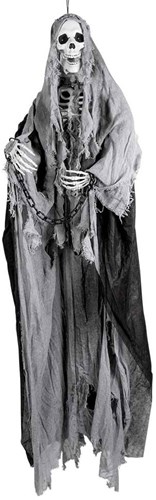Halloween Hangdeco Skeleton Reaper - 180cm (voorbeeld zonder licht)