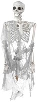 Halloween Hangdeco Skelet Upside Down - 140cm (voorbeeld)