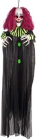 Deco Halloween Terror Clown met LED + Geluid - 130cm