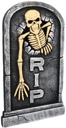 Skeleton RIP Grafsteen - 56x33cm