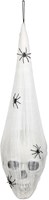 Halloween Hangdeco Led Spinnenweb Met Schedel (zonder licht)
