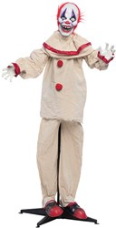 Horror Clown Halloween met Bewegingssensor - 153cm