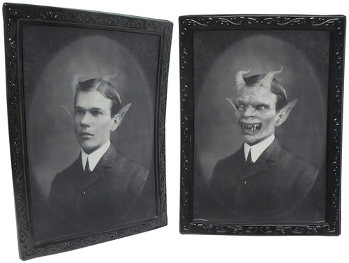 Horror Holografisch Schilderij Man Duivel