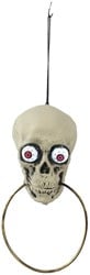 Halloween Skull Deurklopper met LED en Geluid (33cm)