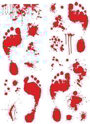 Halloween Bloody Stickers 70x25cm - 2st