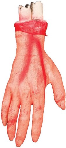Afgerukt Bebloed Hand