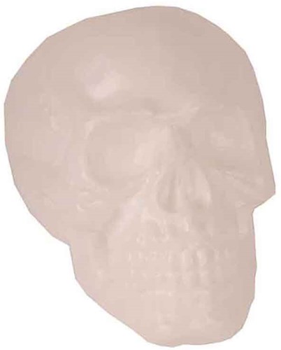 Doodshoofd Decoratie Skull met LED en Geluid - 30x21cm
