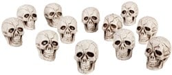 Doodshoofden set van 12 (4cm)